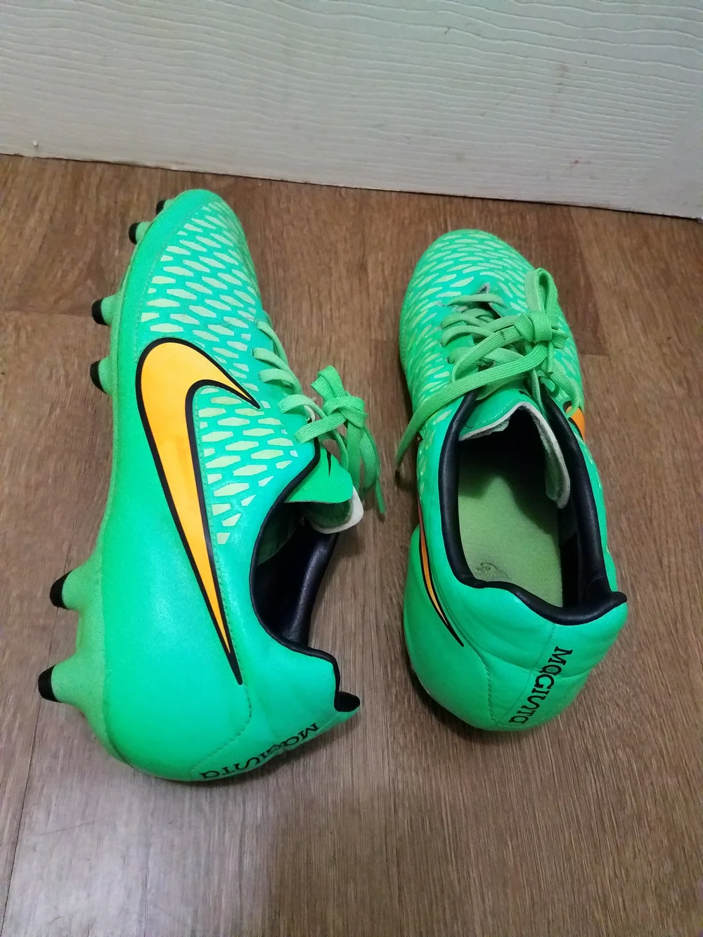 Nike Magista Opus Green,ACC Football Cleats mens shoes size 11.5